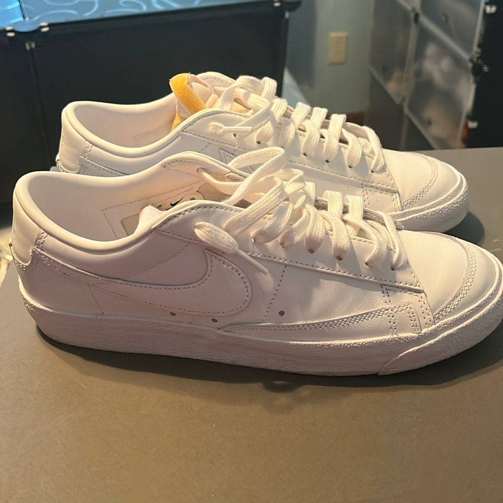 White low Nike white blazer